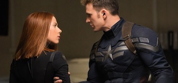 Chris Evans Scarlett Johansson Captain American The Winter Soldier