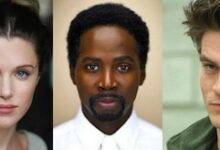 Lucy Griffiths...as Liv, Harold Perrineau...as Manny, and Charles Halford