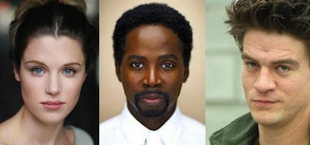Lucy Griffiths...as Liv, Harold Perrineau...as Manny, and Charles Halford