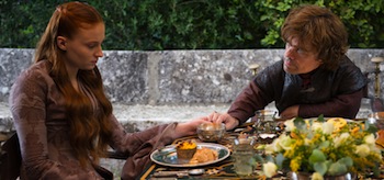 Peter Dinklage Sophie Turner Game of Thrones Season 4