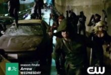 Colton Haynes Stephen Amell Caity Lotz Katrina Law Arrow Unthinkable