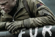 Brad Pitt Fury Movie Poster