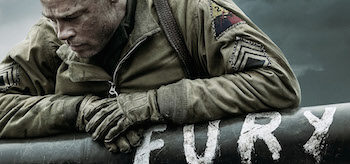 Brad Pitt Fury Movie Poster