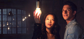 Tyler Posey and Arden Cho Teen Wolf A Promise to the Dead