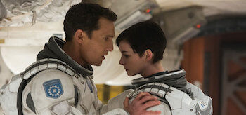 Matthew McConaughey and Anne Hathaway Interstellar