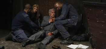 Adrianne Palicki Edward James Olmos Henry Simmons Agents of S.H.I.E.L.D. One Door Closes
