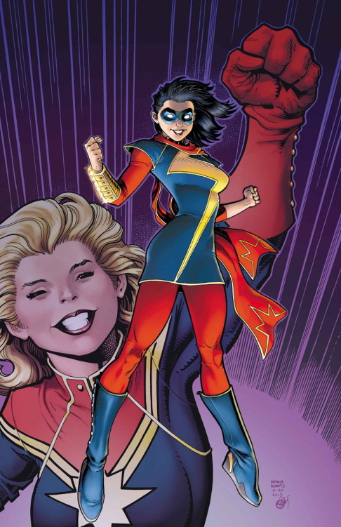 Ms. Marvels Kamala Khan and Carol Danvers