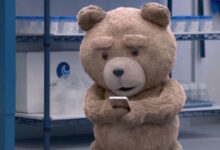 Ted on Cell Phone Ted 2