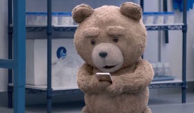 Ted on Cell Phone Ted 2