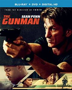 The Gunman Bluray Cover