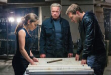 Arnold Schwarzenegger Jai Courtney Emilia Clarke Terminator Genisys