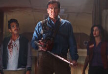 Bruce Campbell Ray Santiago Dana Delorenzo Ash vs Evil Dead