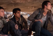 Dylan O'Brien Ki Hong Lee Jacob Lofland Maze Runner The Scorch Trials