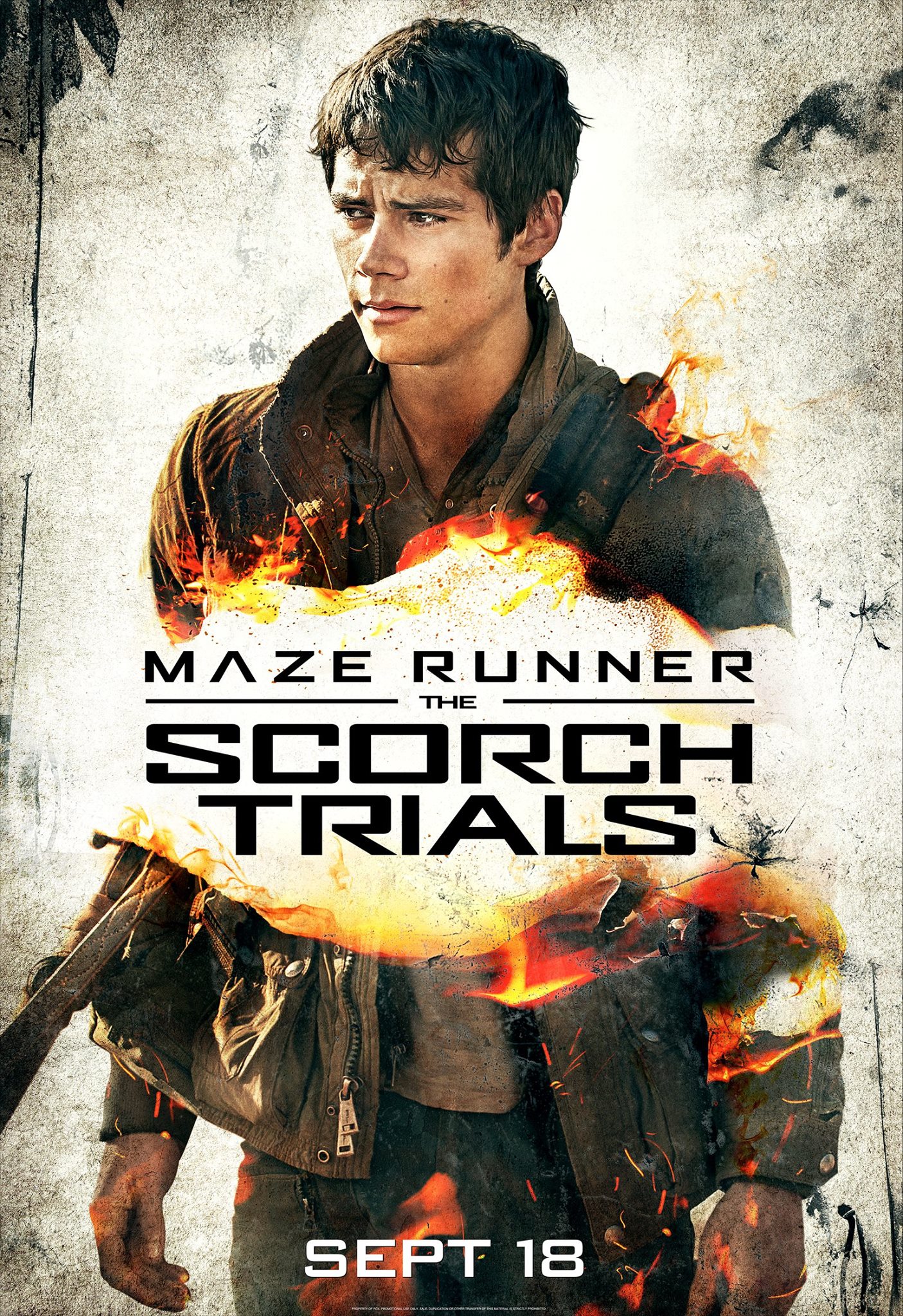 Dylan O’Brien Maze Runner The Scorch Trials poster