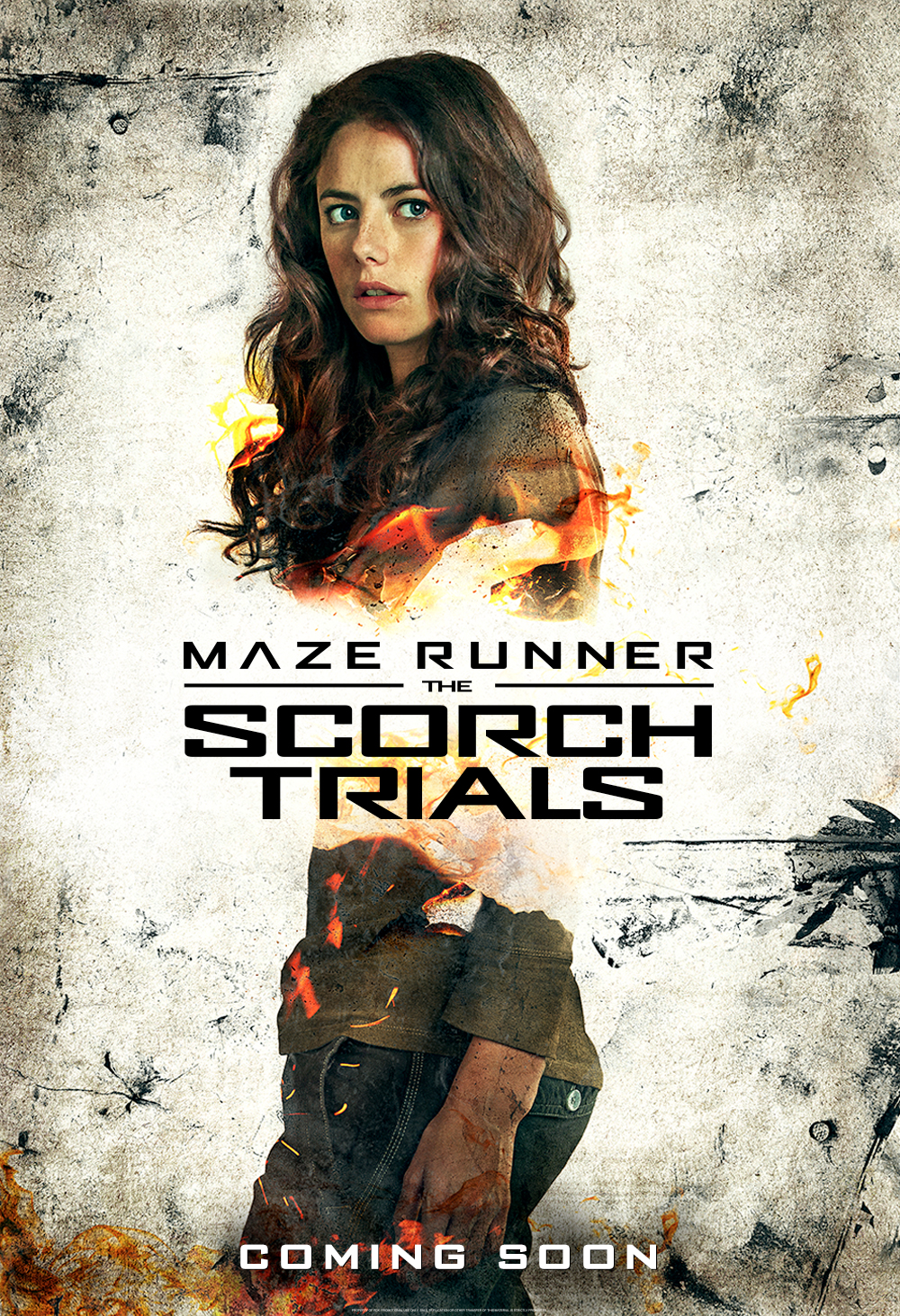 Kaya Scodelario Maze Runner The Scorch Trials poster