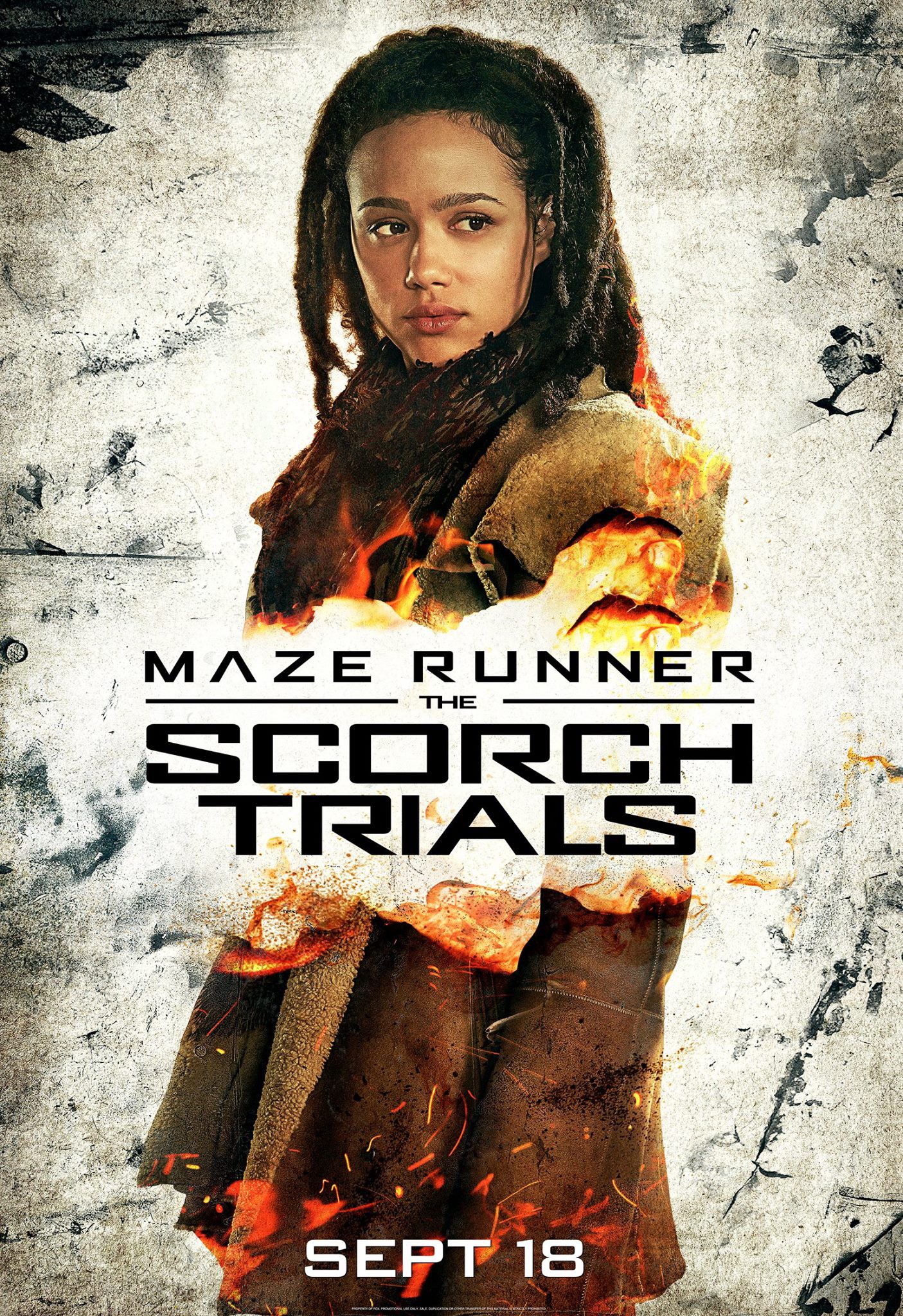 Nathalie Emmanuel Maze Runner The Scorch Trials poster