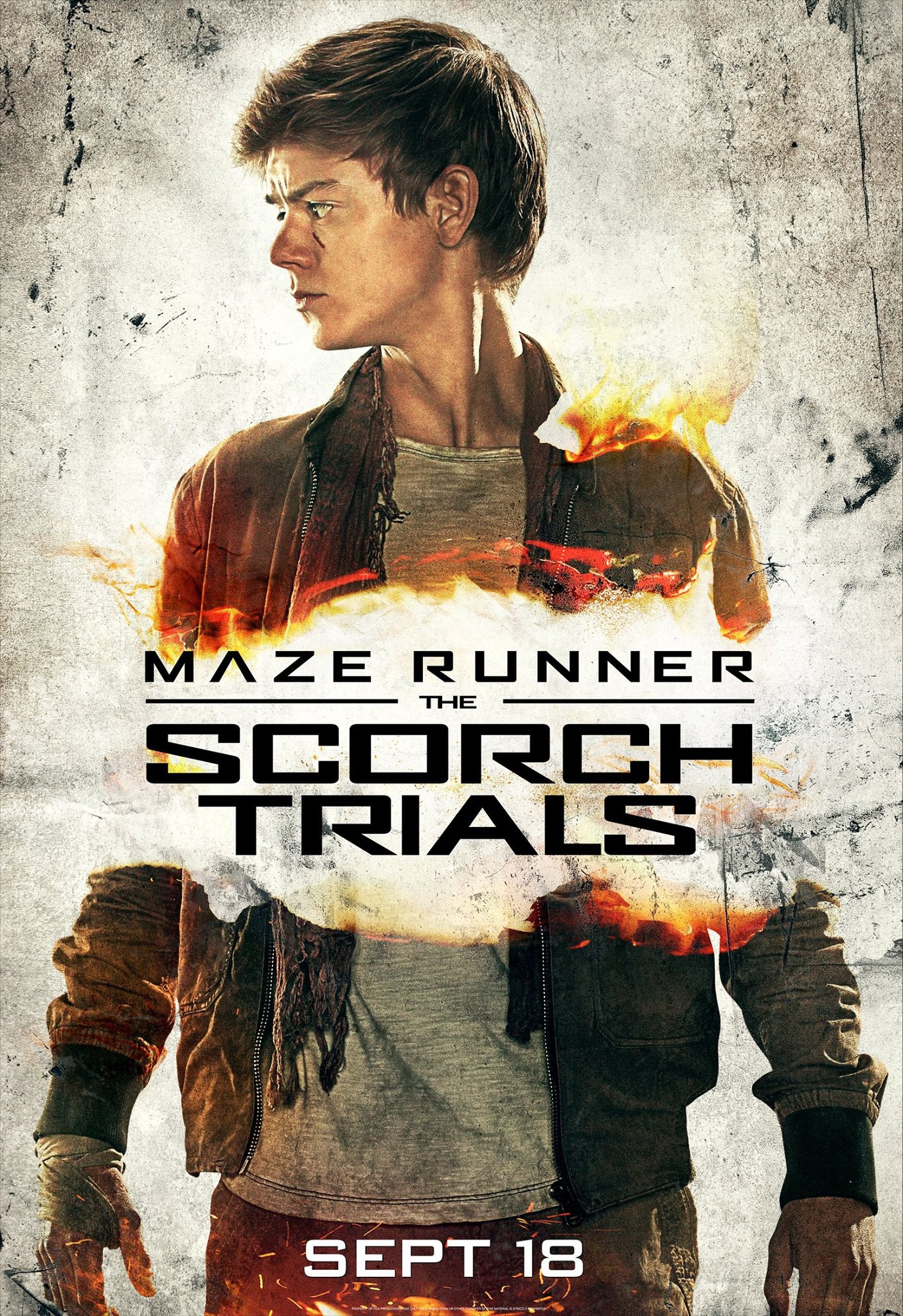 Thomas Brodie-Sangster Maze Runner The Scorch Trials poster