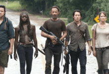 Andrew Lincoln Lauren Cohan Danai Gurira Steven Yeun Josh McDermitt The Walking Dead Season 5