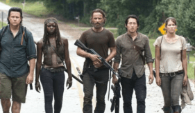 Andrew Lincoln Lauren Cohan Danai Gurira Steven Yeun Josh McDermitt The Walking Dead Season 5