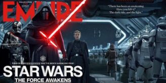 Gwendoline Christie Adam Driver Domhnall Gleeson Empire Star Wars: The Force Awakens