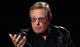 William Friedkin holding Hand Out