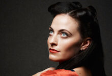 Lara Pulver Red Dress
