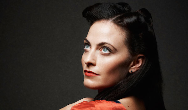 Lara Pulver Red Dress