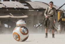 Daisy Ridley BB8 Star Wars The Force Awakens