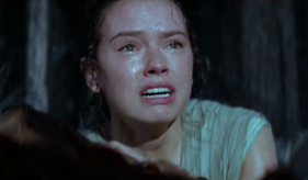 Daisy Ridley Crying Star Wars The Force Awakens