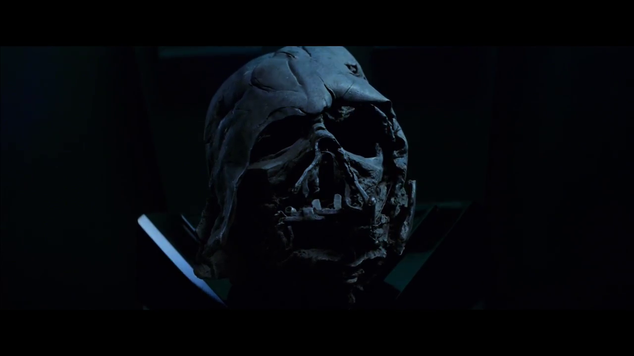 Darth Vader Burnt Head Helmet Star Wars The Force Awakens