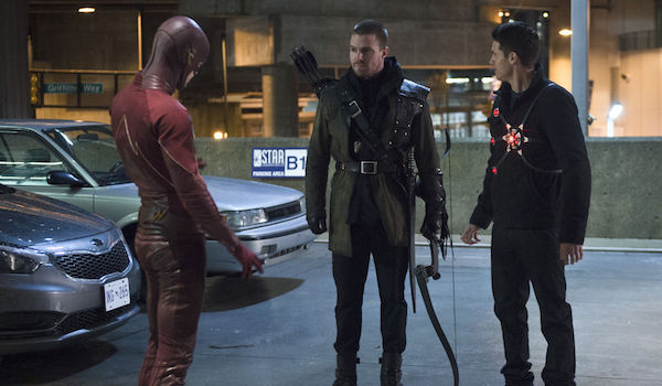 Grant Gustin Stephen Amell Eddie Amell The Flash Rogue Air