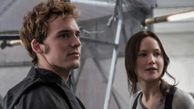 Jennifer Lawrence Sam Claflin The Hunger Games Mockingjay Part 2