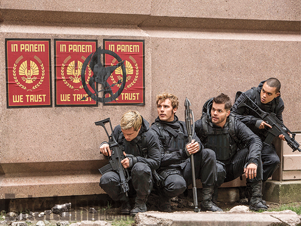 Josh Hutcherson Sam Claflin The Hunger Games Mockingjay Part 2