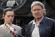 Daisy Ridley Harrison Ford Star Wars The Force Awakens