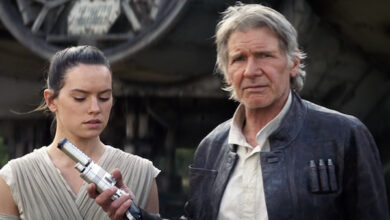Daisy Ridley Harrison Ford Star Wars The Force Awakens