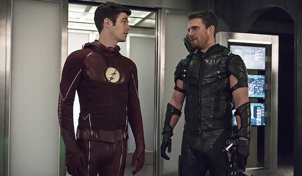 Grant Gustin Stephen Amell The Flash Legends of Today