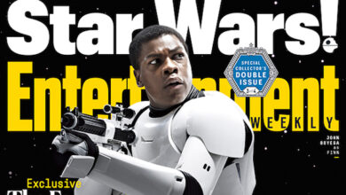 John Boyega Star Wars The Force Awakens Entertainment Weekly cover November 2015