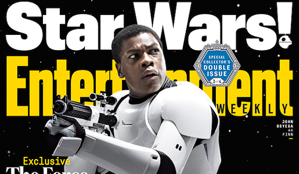 John Boyega Star Wars The Force Awakens Entertainment Weekly cover