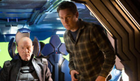 Patrick Stewart Simon Kinberg X-Men Days of Future Past Set