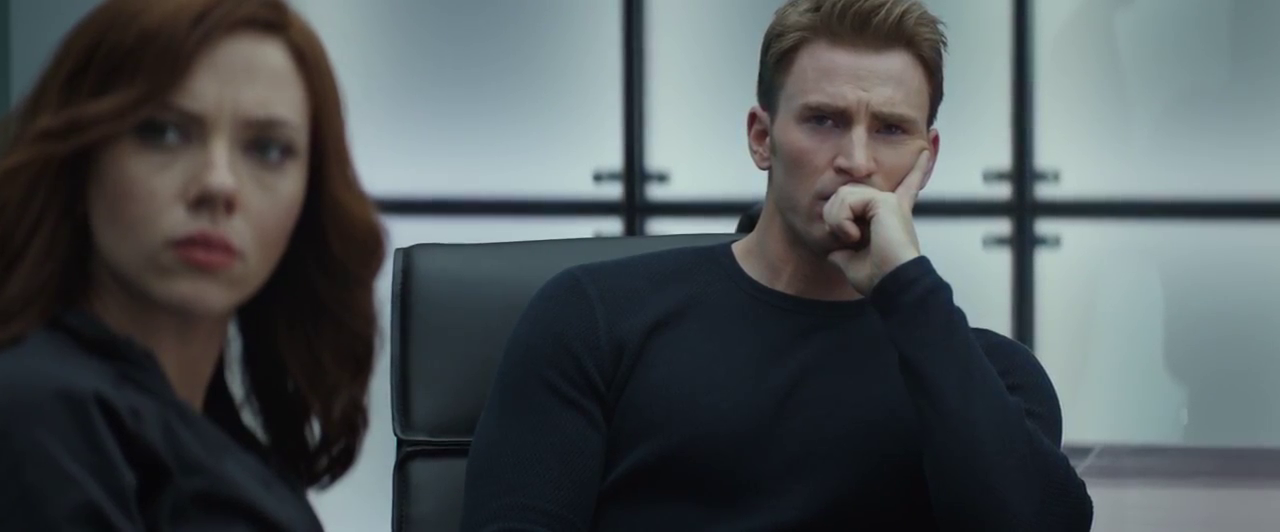 Scarlett Johansson Chris Evans Captain America Civil War