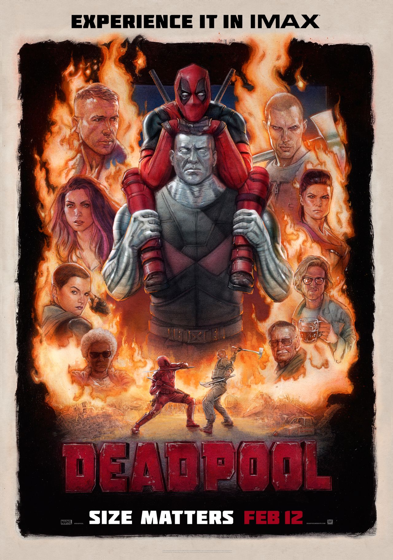 Deadpool IMAX movie poster
