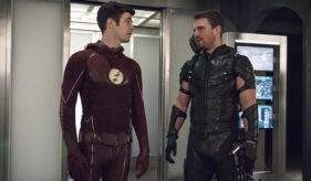 Grant Gustin Stephen Amell The Flash Legends of Today