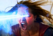 Melissa Benoist Supergirl Red Faced Solar Flare Scene