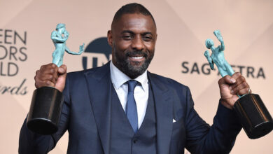Idris Elba Statues Screen Actors Guild Awards 2016