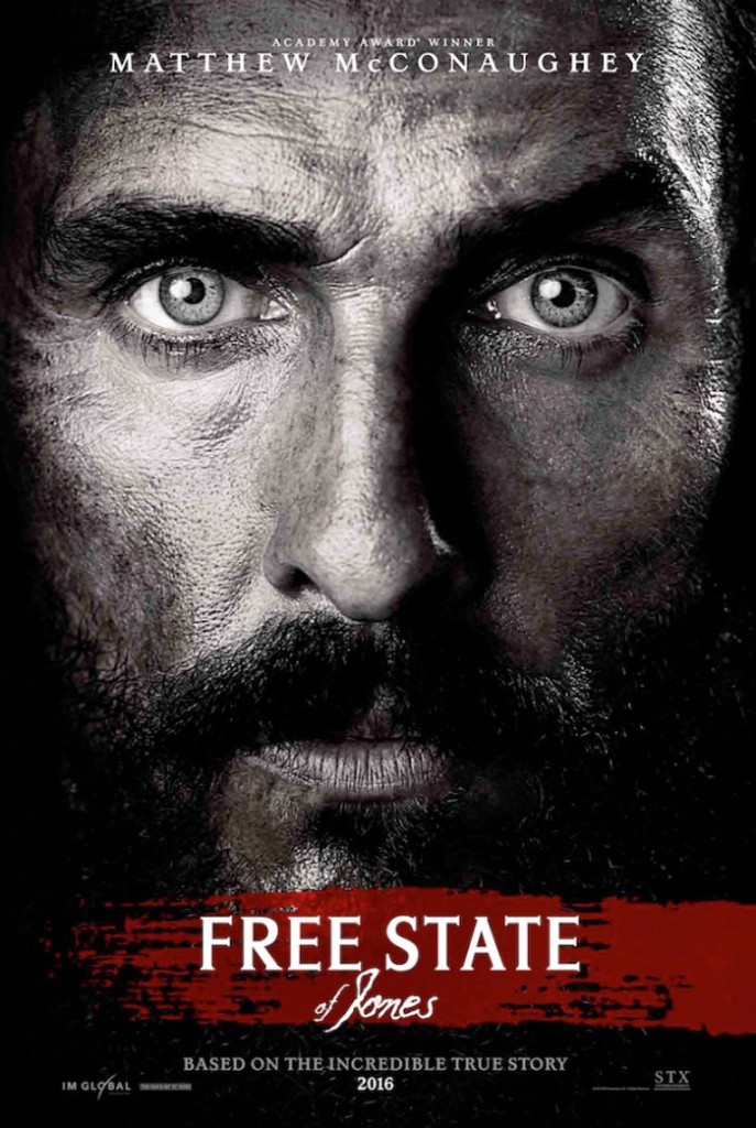 Matthew McConaughey Free State of Jones Poster