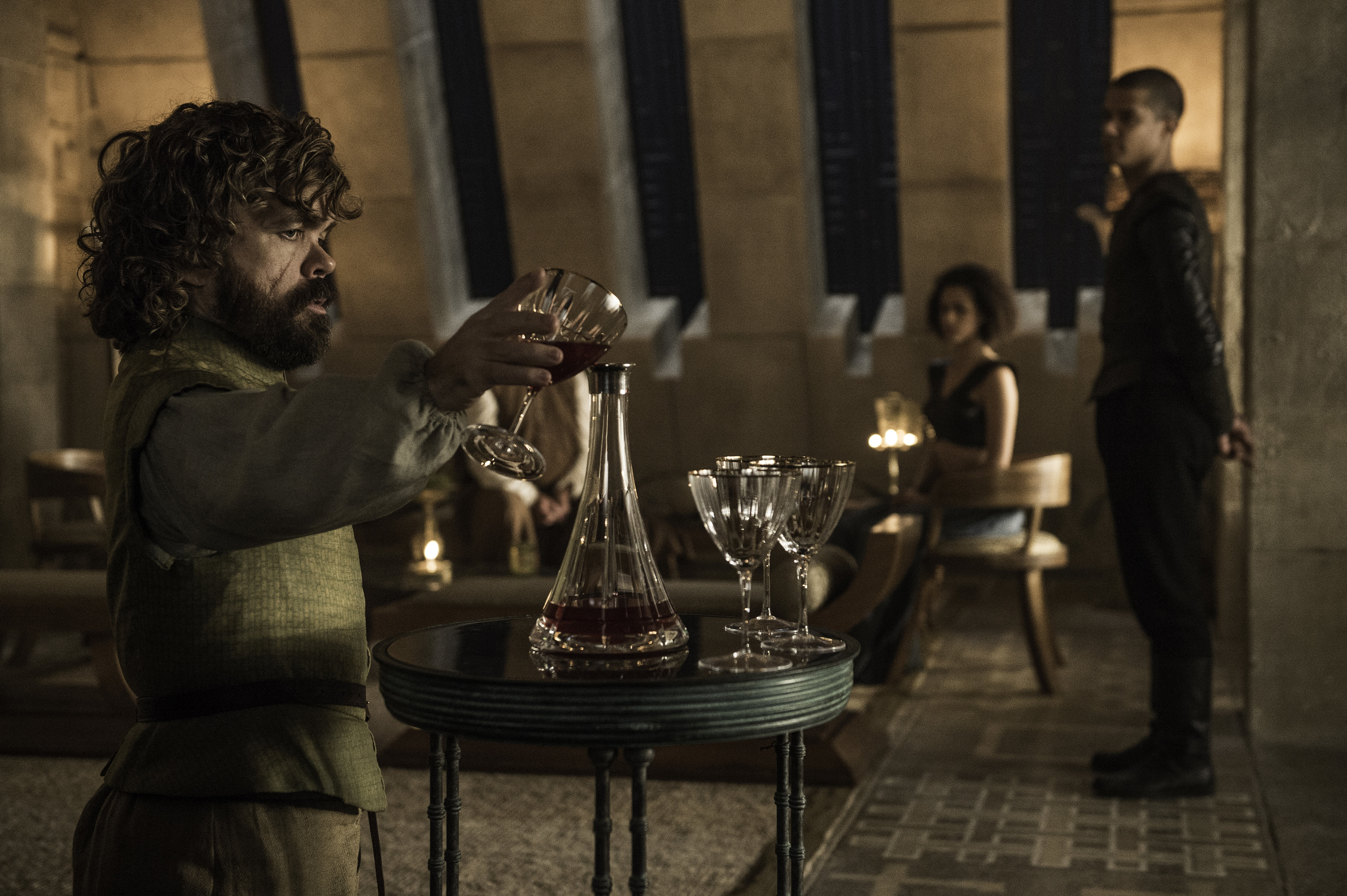 Peter Dinklage Nathalie Emmanuel Jacob Anderson Game of Thrones Season 6