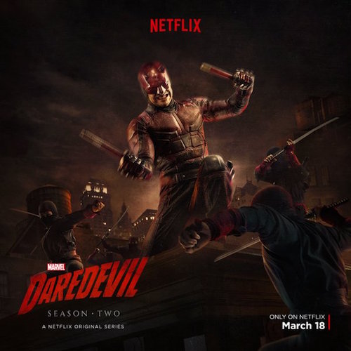 Charlie Cox Daredevil Season Two Poster