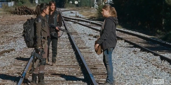 Christian Serratos Merritt Wever Norman Reedus The Walking Dead Twice as Far