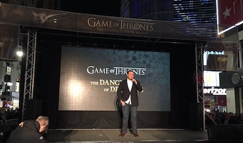 Dave Hill Game of Thrones NYC Event