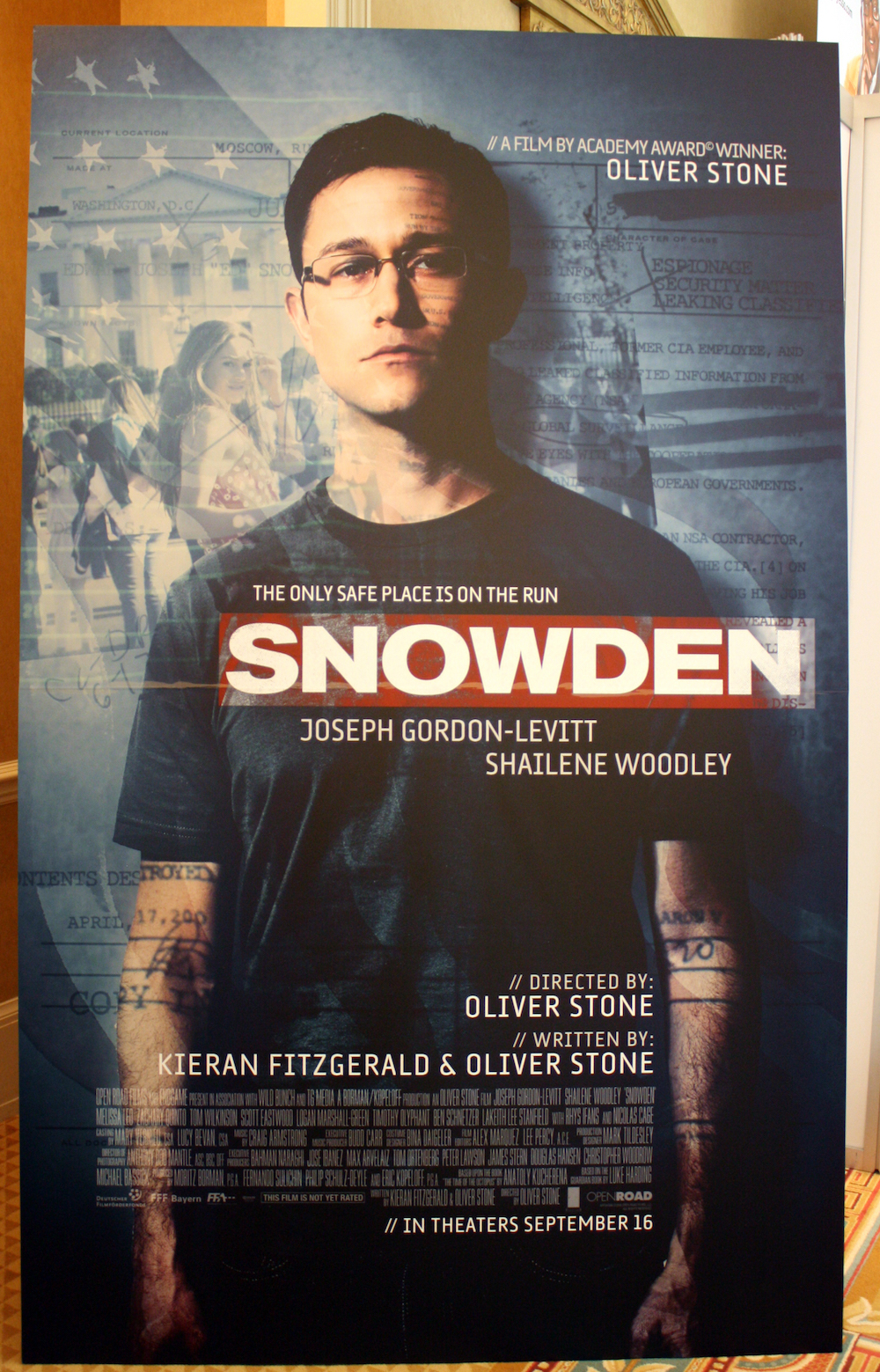 Snowden movie poster